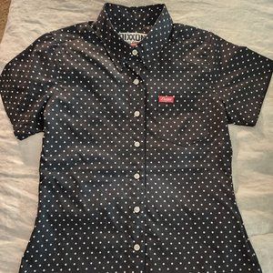 Women's DIXXON The MILTON Short Sleeve PARTY Shirt - Size SMALL